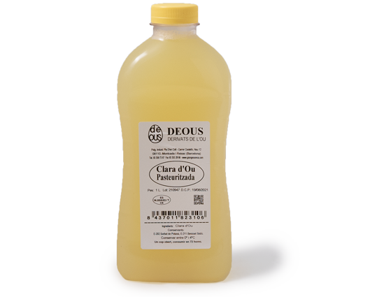 clara de huevo pasteurizada