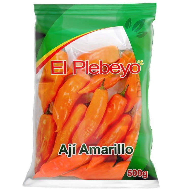 Ají amarillo congelado.