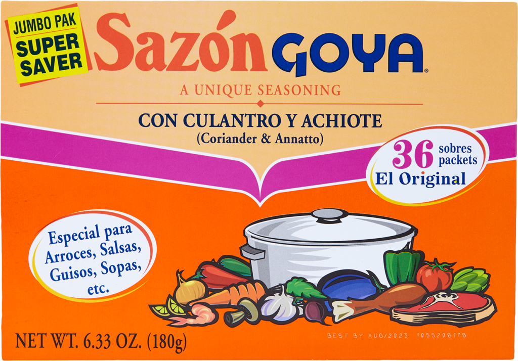 Sazón culantro achiote GOYA