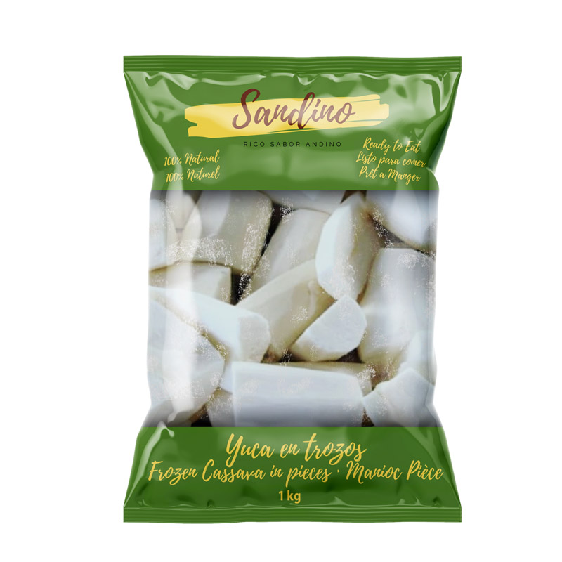 Yuca trozos congelada SANDINO